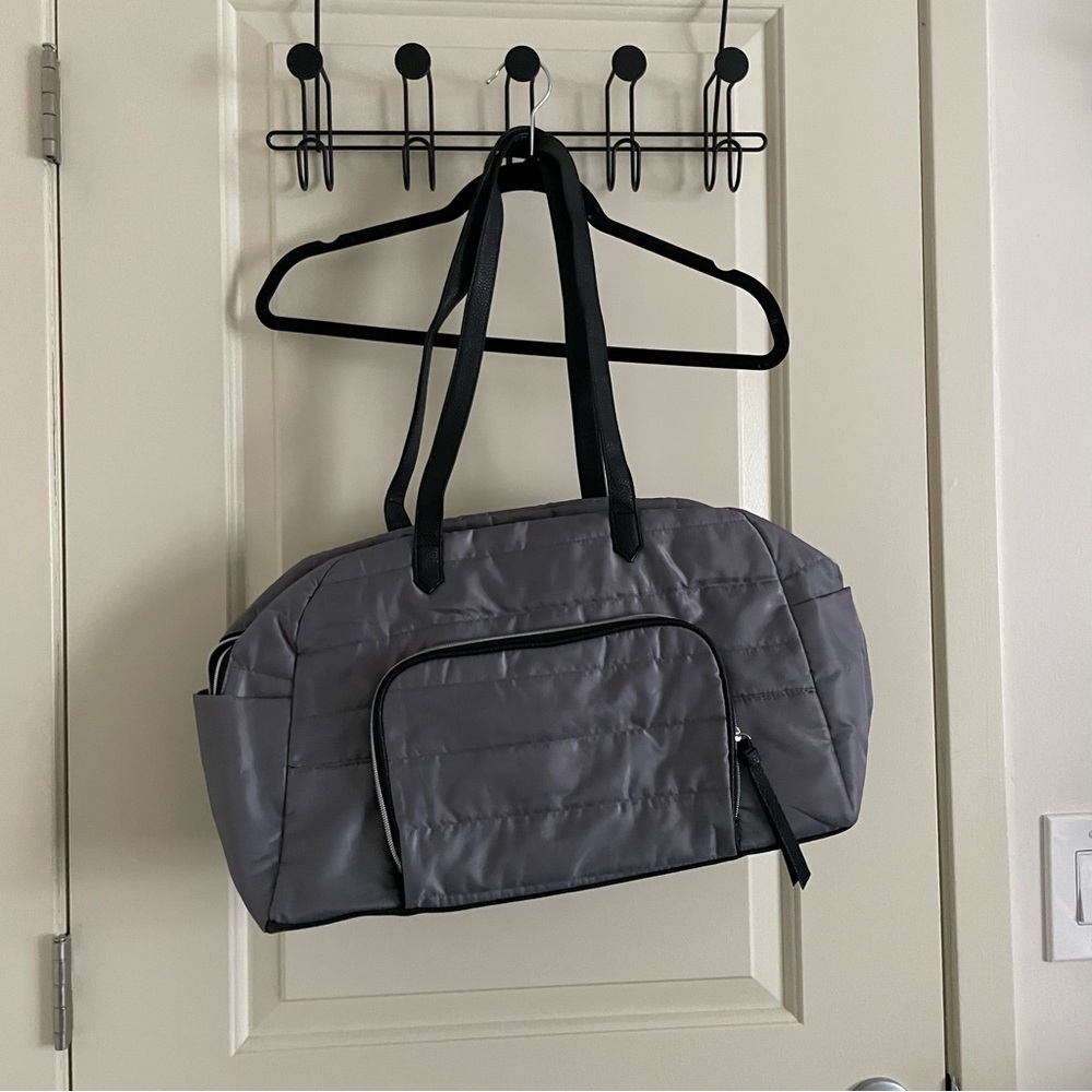 DSW grey tote bag
